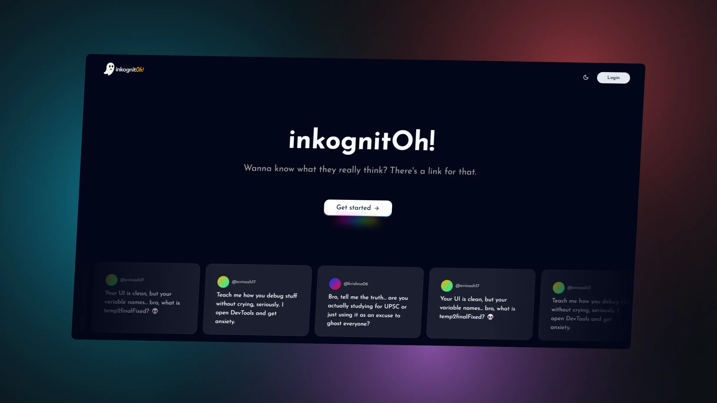 inkognitOh! screenshot